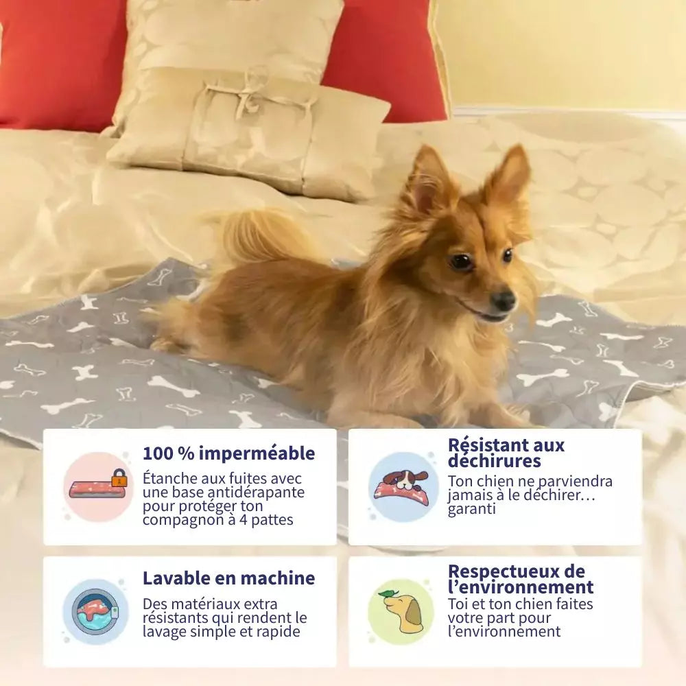 Wix Pure – tapis hygiénique, absorbant et lavable pour chiens et chiots